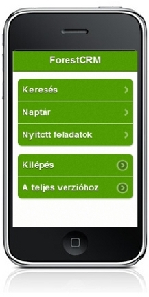 Mobil kiterjesztés - iPhone
